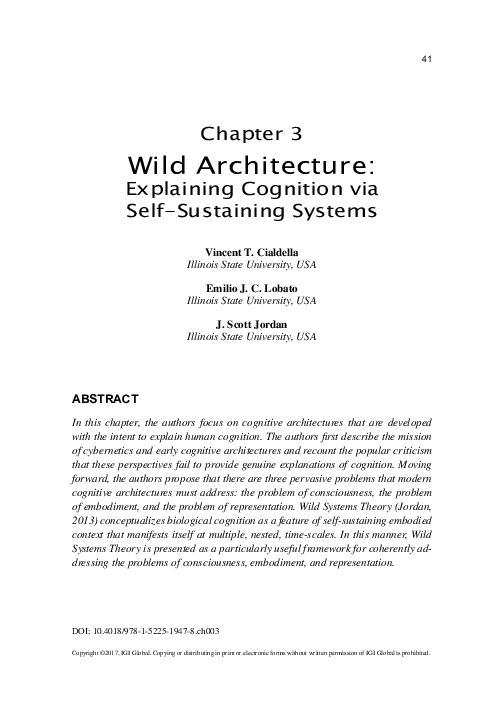 Pdf Wild Architecture
