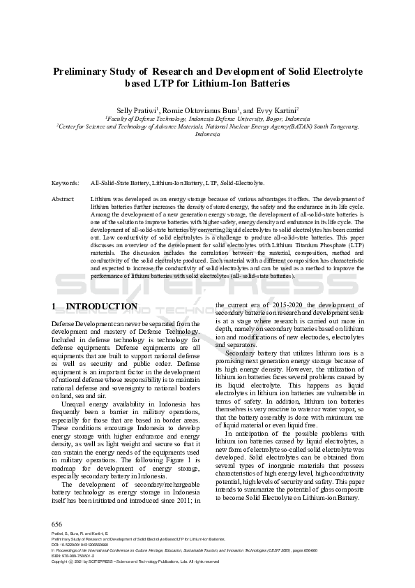 (PDF) Preliminary Study of Research and Development of Solid ...