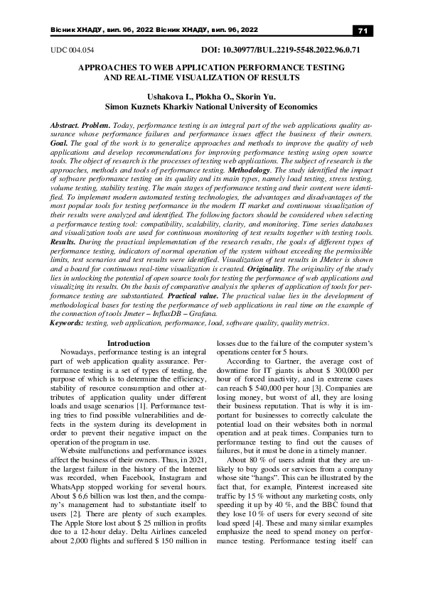(PDF) Approaches to web application performance testing and real-time ...