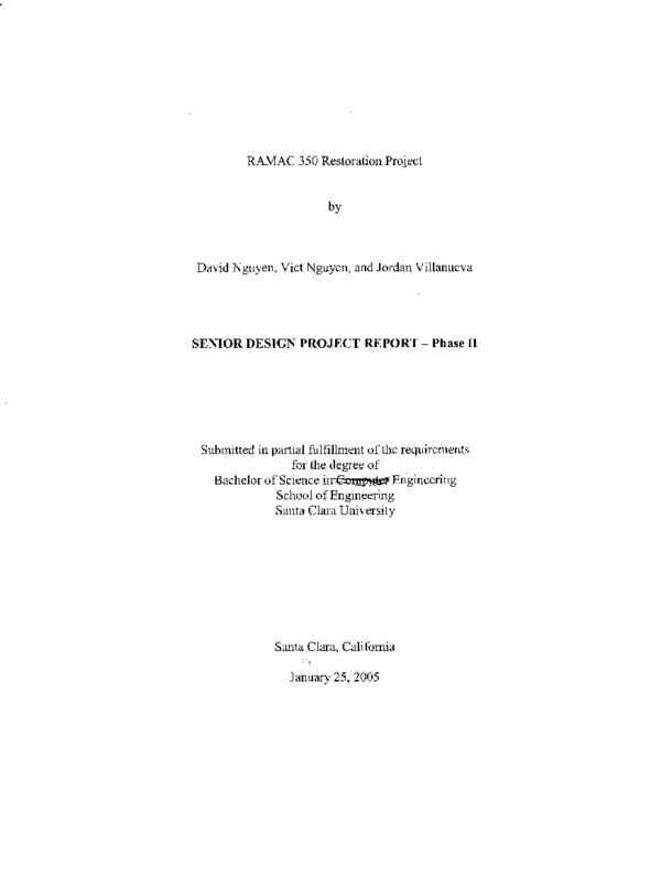 (PDF) SENIOR DESIGN PROJECT REPORT - Phase I1