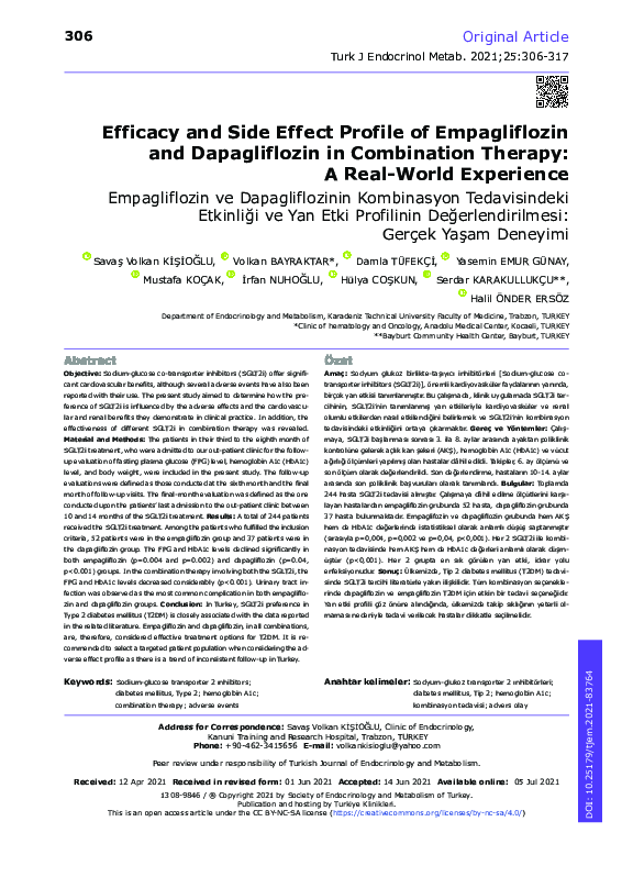 (PDF) Efficacy and Side Effect Profile of Empagliflozin and ...