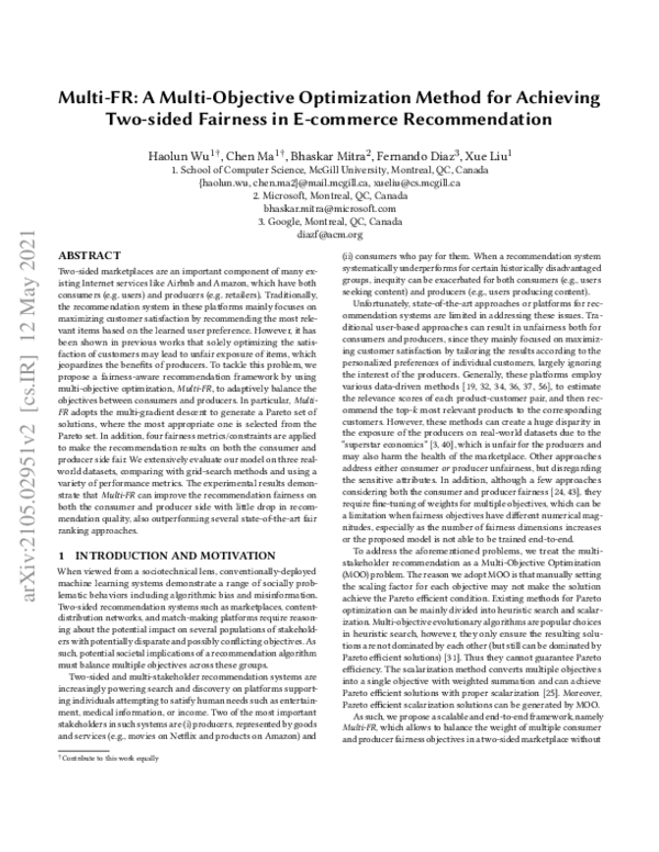 (PDF) Multi-FR: A Multi-Objective Optimization Method for Achieving Two ...