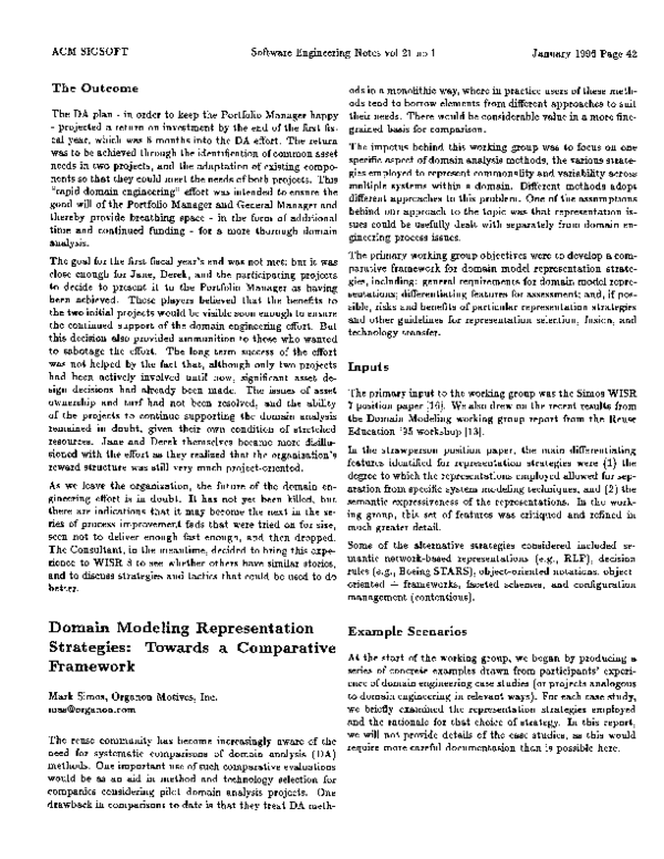 (PDF) Domain Modeling Representation Strategies: Towards a Comparative ...