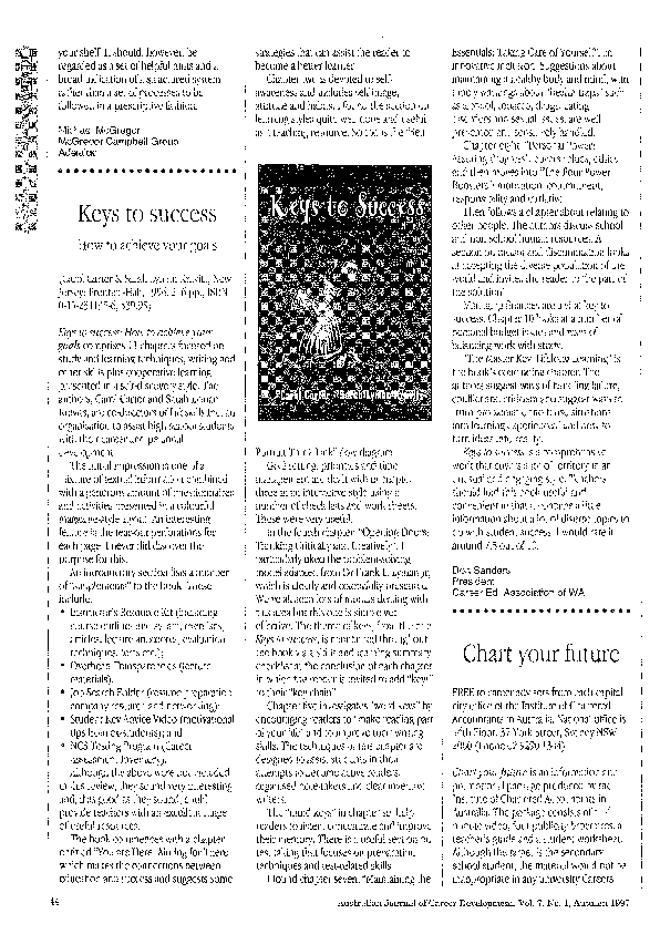 (PDF) Keys to Success: How to Achieve Your Goals