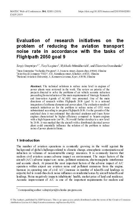 (PDF) Evaluation of research initiatives on the problem of reducing the ...