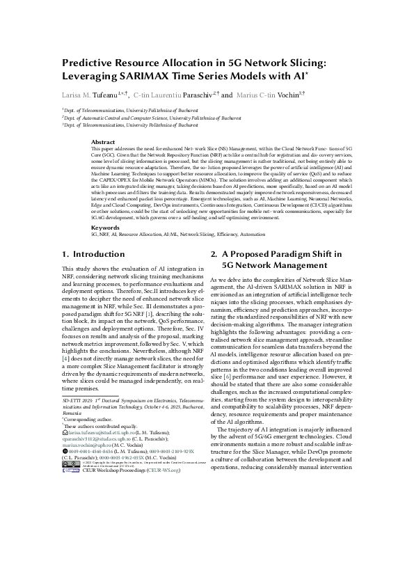 (PDF) Predictive Resource Allocation in 5G Network Slicing: Leveraging ...