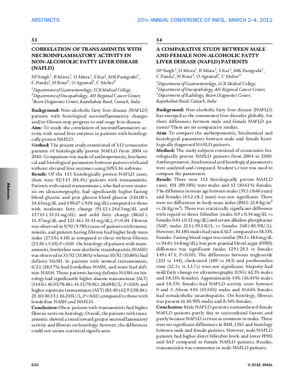 (PDF) 53 Correlation of Transaminitis with Necroinflammatory Activity ...