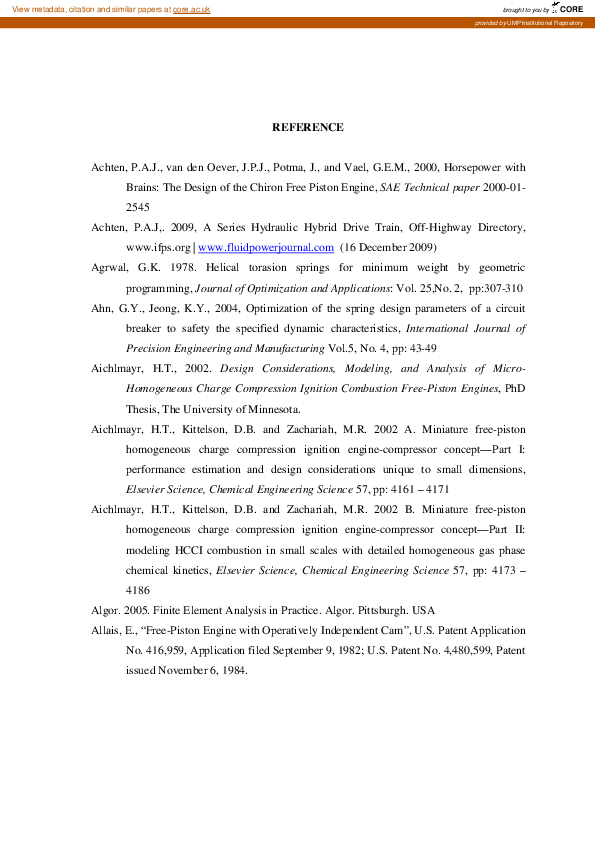 (PDF) Design and simulation of a single cylinder high speed spark ...