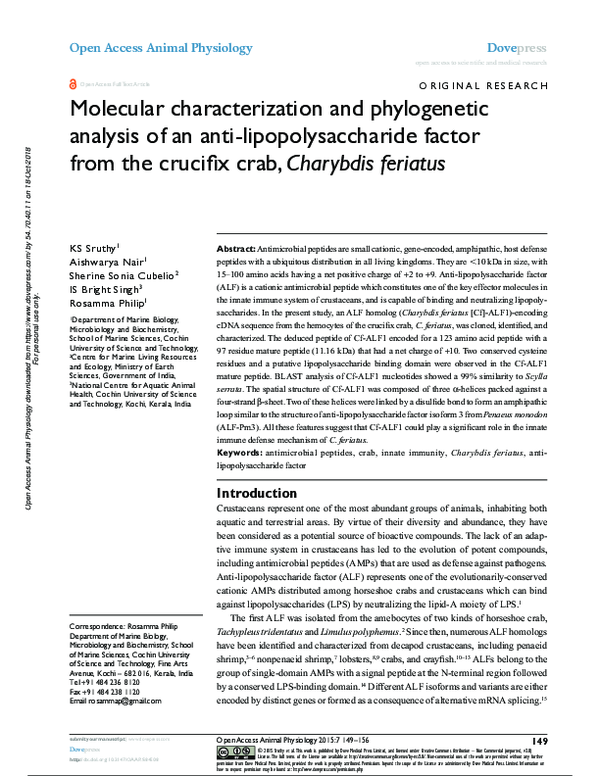 (PDF) Molecular characterization and phylogenetic analysis of an anti ...