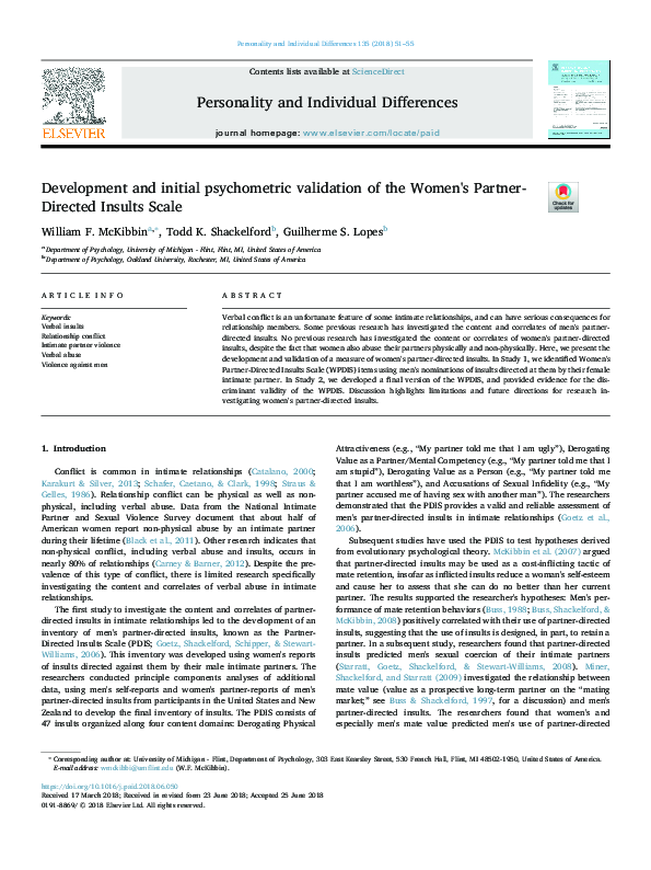 (PDF) Development and Initial Psychometric Validation of a Real-Time ...