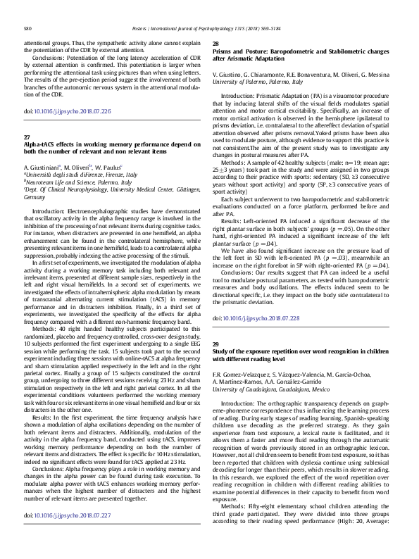 (PDF) Study of the exposure repetition over word recognition in ...