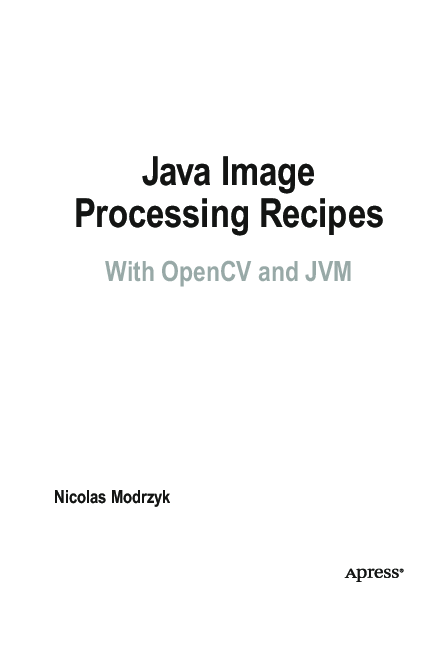(PDF) Java Image Processing Recipes