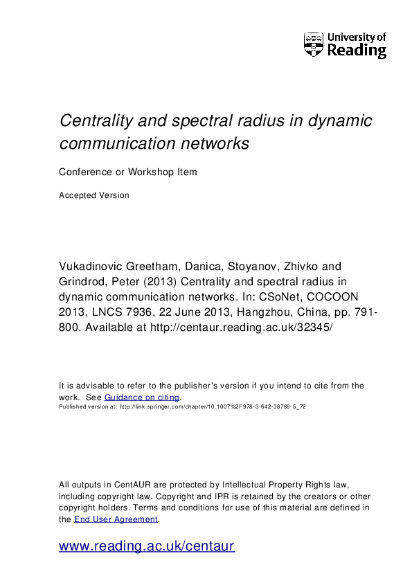 (PDF) CentAUR