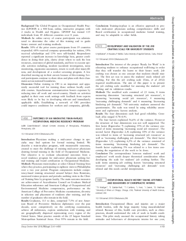 (PDF) 1472 Development and validation of the job crafting scale for ...
