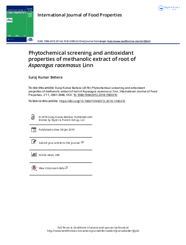 (PDF) Phytochemical Screening and Antioxidant Properties of Phyllanthus ...