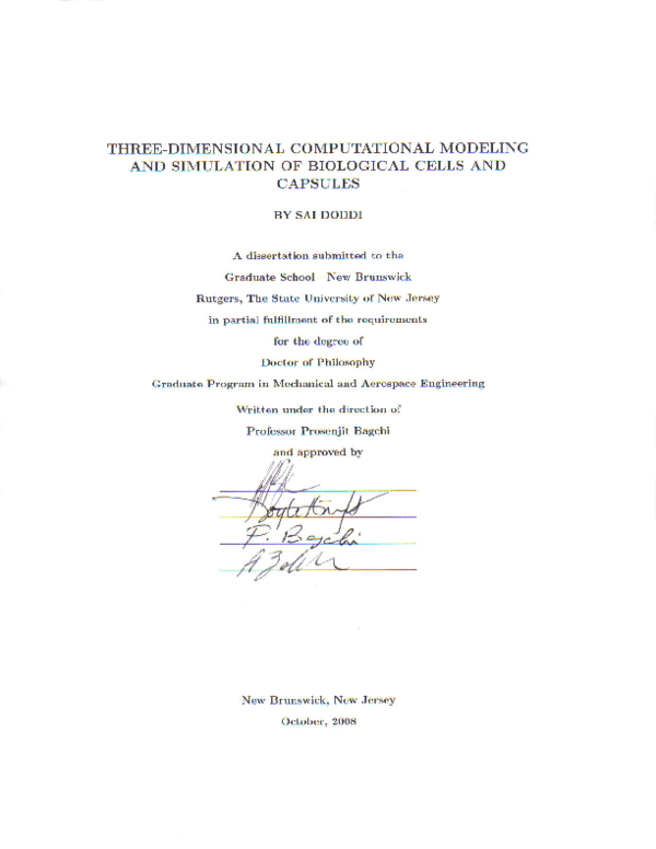 (PDF) Three dimensional computational modeling and simulation of ...