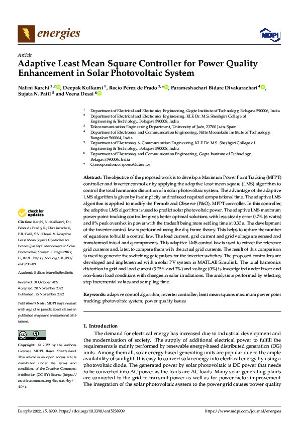 (PDF) Adaptive Least Mean Square Controller for Power Quality ...