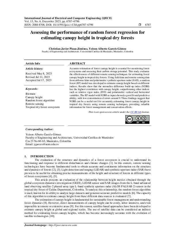 (PDF) Assessing the performance of random forest regression for ...