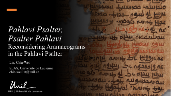 (PDF) Psalter Pahlavi, Pahlavi Psalter: Reconsidering Aramaeograms in ...