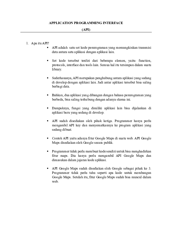 (PDF) APPLICATION PROGRAMMING INTERFACE