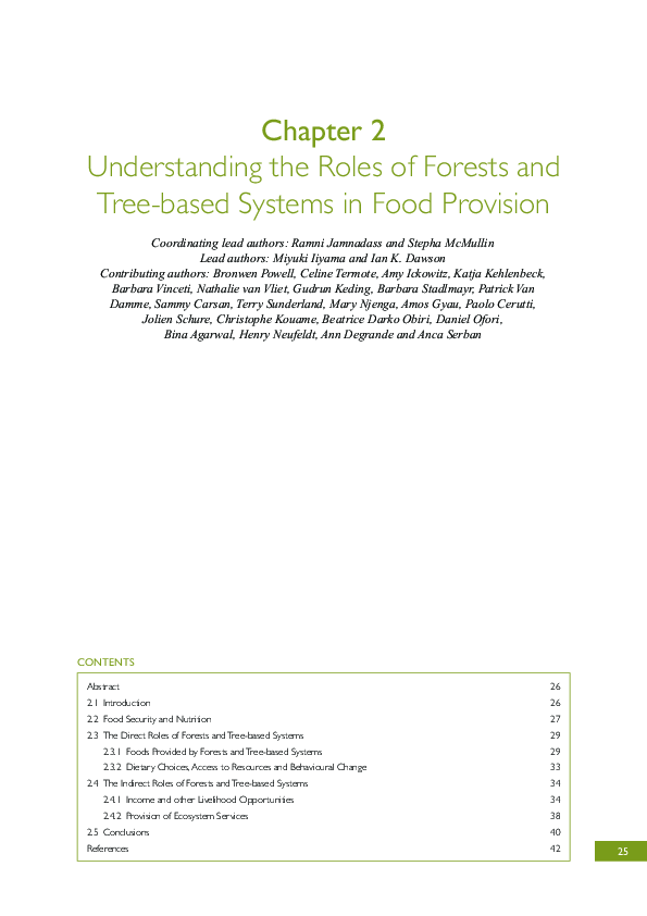 (PDF) Chapter 2 Understanding the Roles of Forests and Tree-based ...