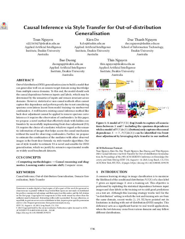 (PDF) Causal Inference via Style Transfer for Out-of-distribution ...