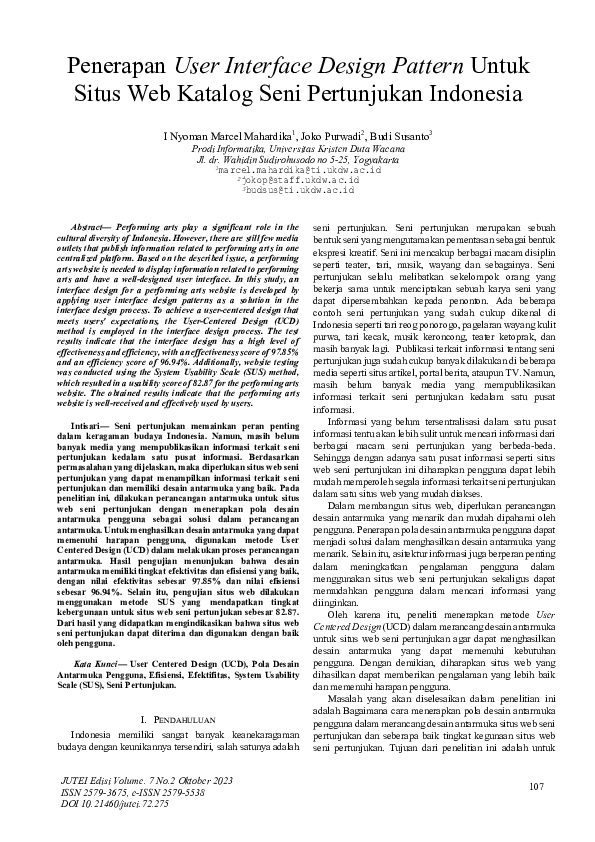 (PDF) Penerapan User Interface Design Pattern untuk Situs Web Katalog ...
