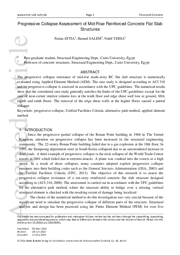 (PDF) Progressive collapse assessment of medium-rise reinforced ...