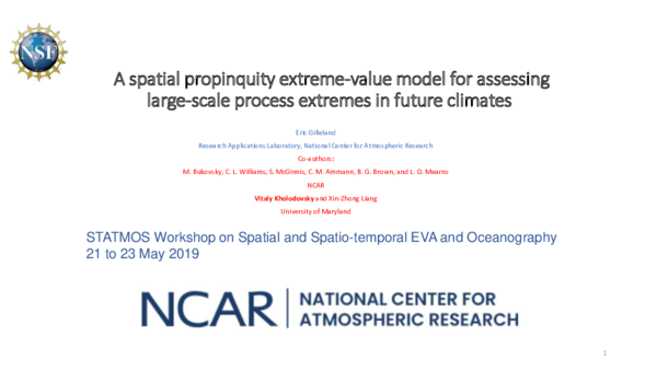 (PDF) A spatial propinquity extreme-value model for assessing large ...