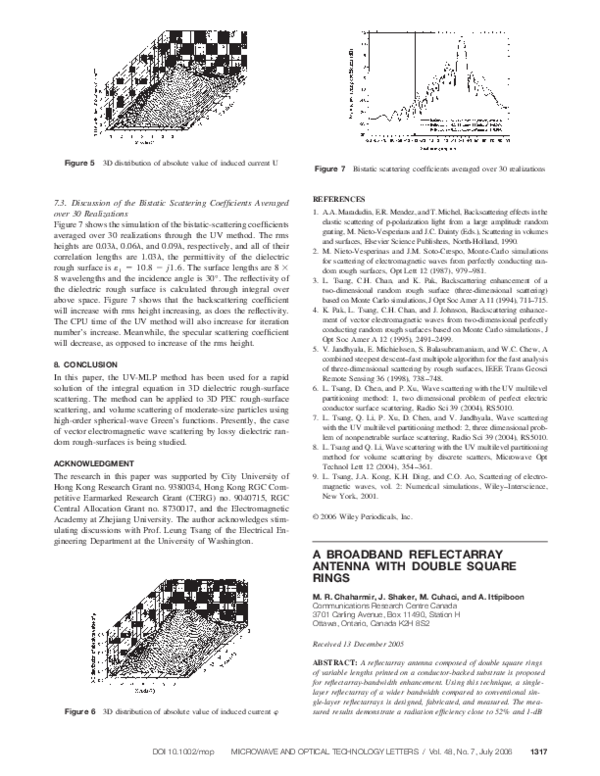(PDF) A broadband reflectarray antenna with double square rings