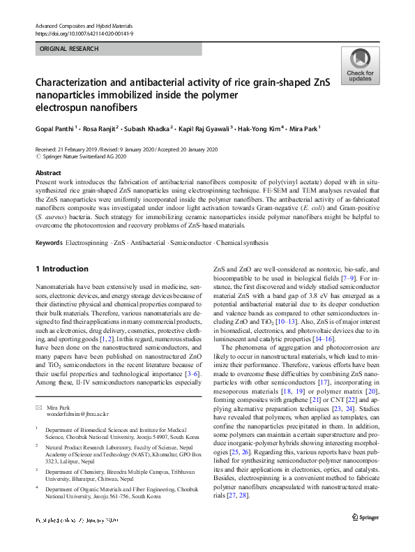 (PDF) Characterization and antibacterial activity of raw cotton fabrics ...