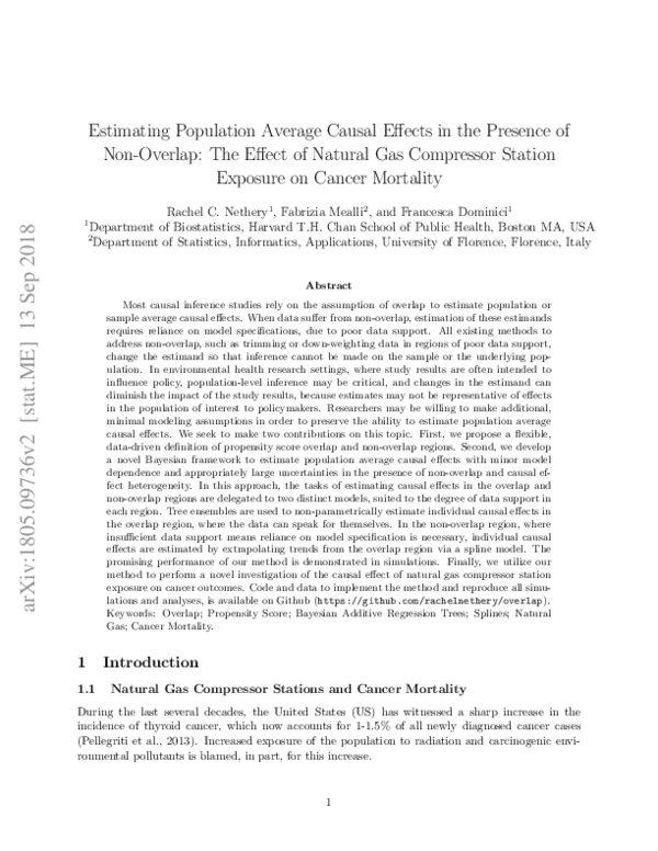 (PDF) Estimating Population Average Causal Effects in the Presence of ...