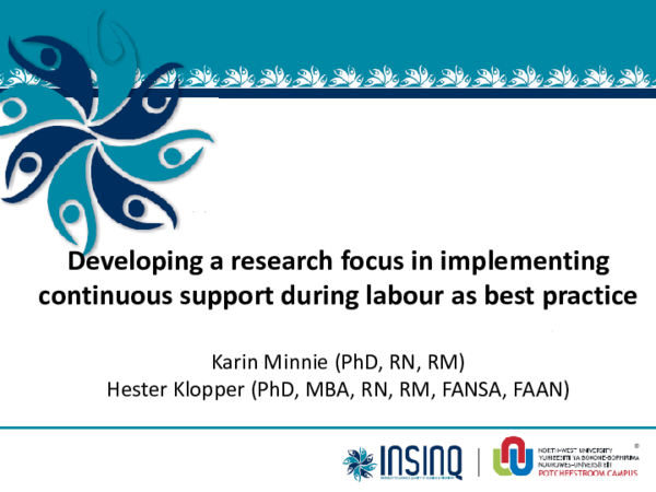 (PDF) Developing a Research Focus in Implementing Continuous Support ...