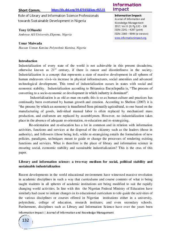 (PDF) Role of library and information science professionals towards ...