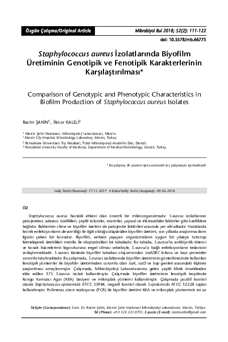 (PDF) Comparison of Genotypic and Phenotypic Characterization Methods ...