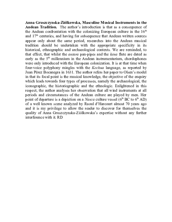 (DOC) Richard Dumbrill's review of Anna Gruszczynska-Ziółkowska ...