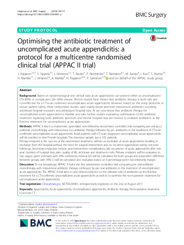 (PDF) Optimising the antibiotic treatment of uncomplicated acute ...