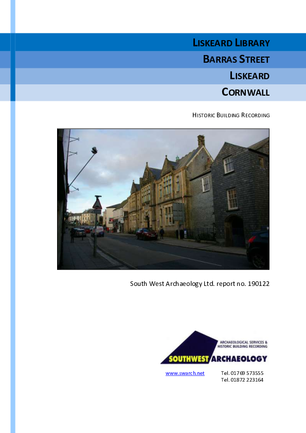 (PDF) Liskeard Library
