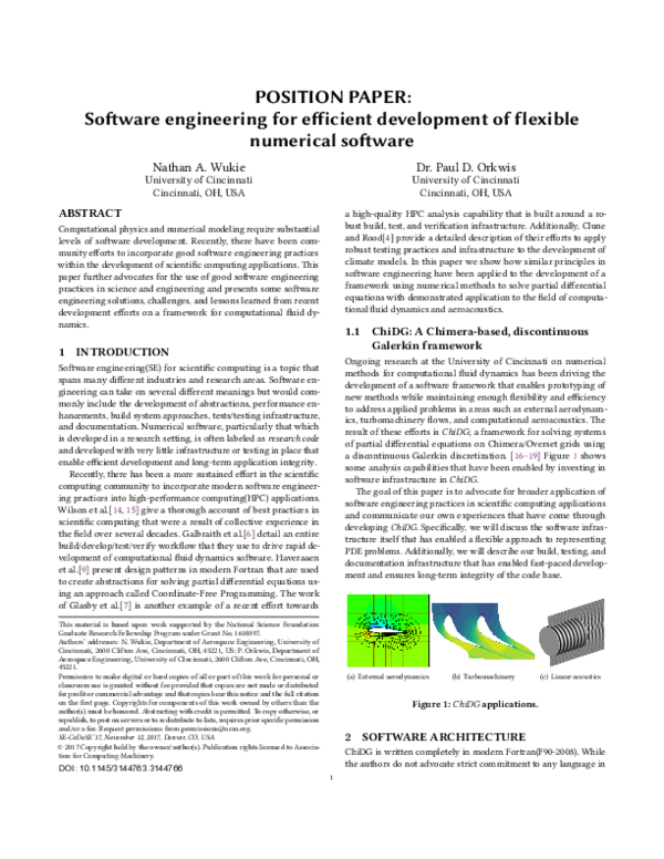 (PDF) Software engineering for efficient development of flexible ...