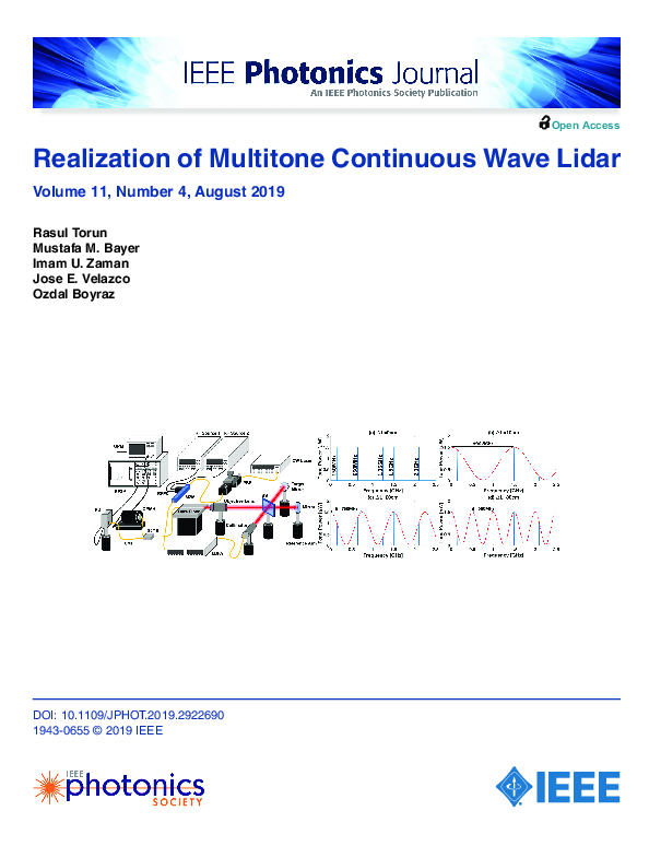 (PDF) Realization of Multitone Continuous Wave Lidar