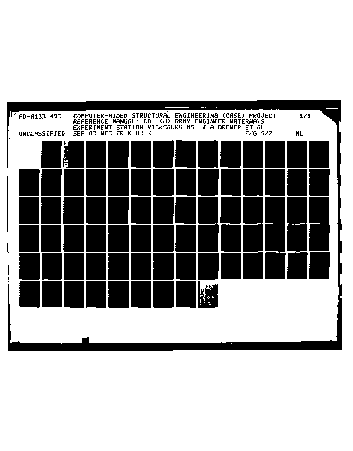 Computer-Aided Structural Engineering (CASE) Project. Reference Manual: Computer Graphics Program for Generation of Engineering Geometry (SKETCH)