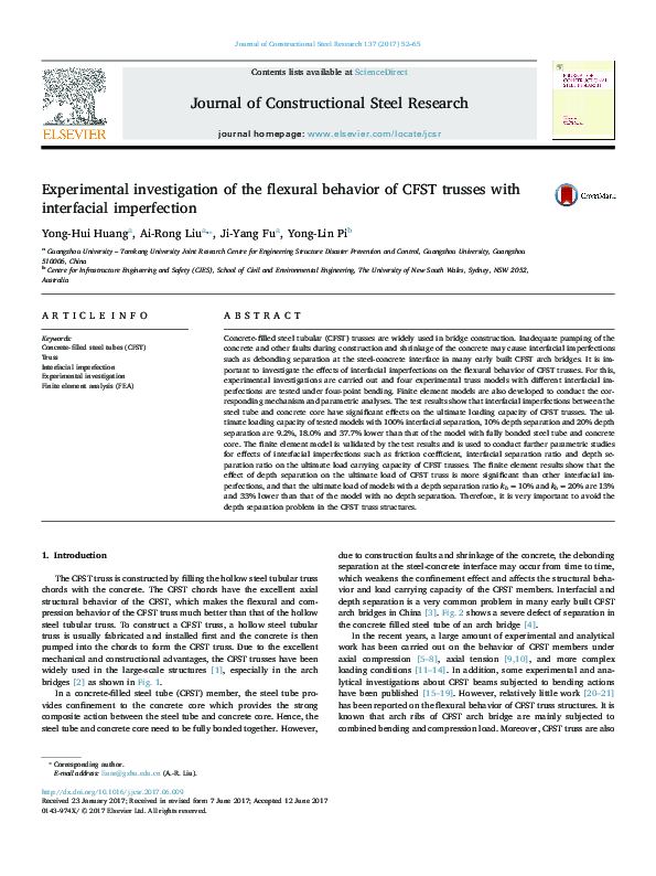 (PDF) Experimental investigation of flexural behavior of glulam beams ...