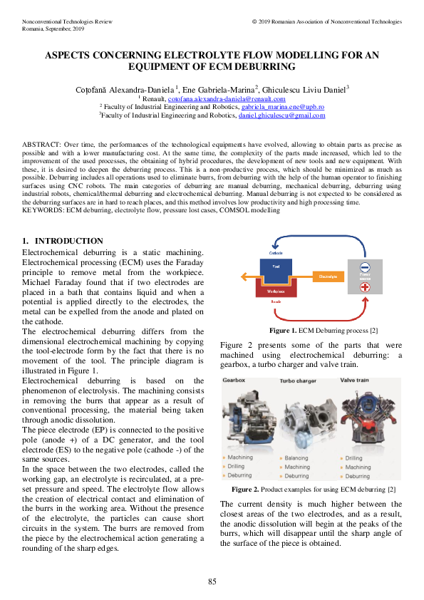 (PDF) Aspects Concerning Electrolyte Flow Modelling for an Equipment of ...