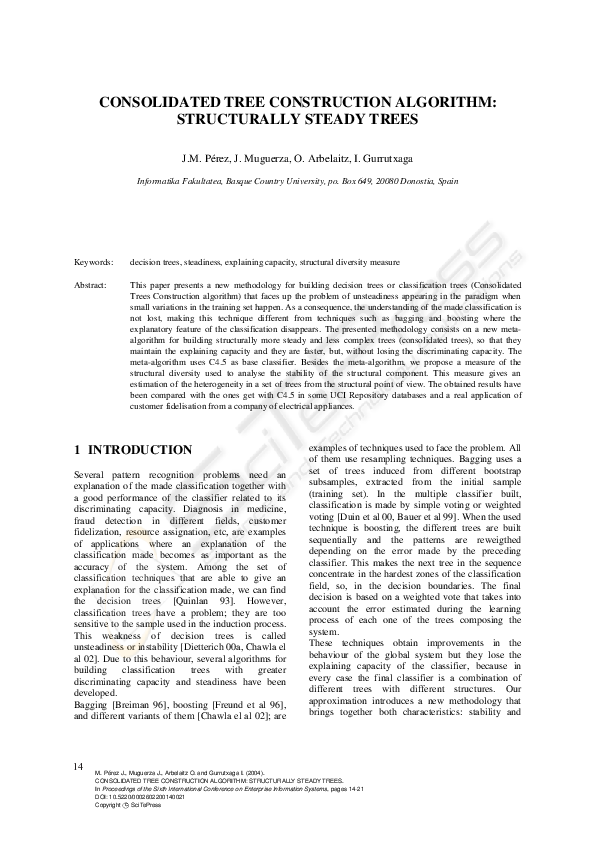 (PDF) Consolidated Tree Construction Algorithm: Structurally Steady ...
