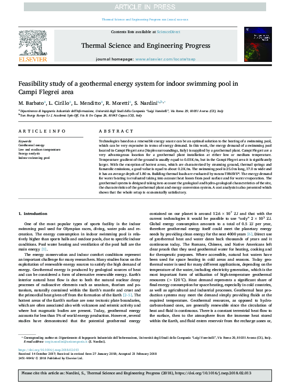 (PDF) Feasibility study of a geothermal energy system for indoor ...
