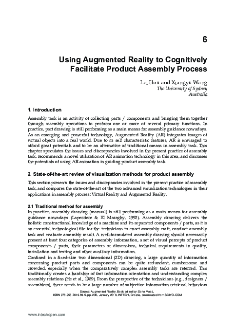 (PDF) Augmented Reality Systems in Training