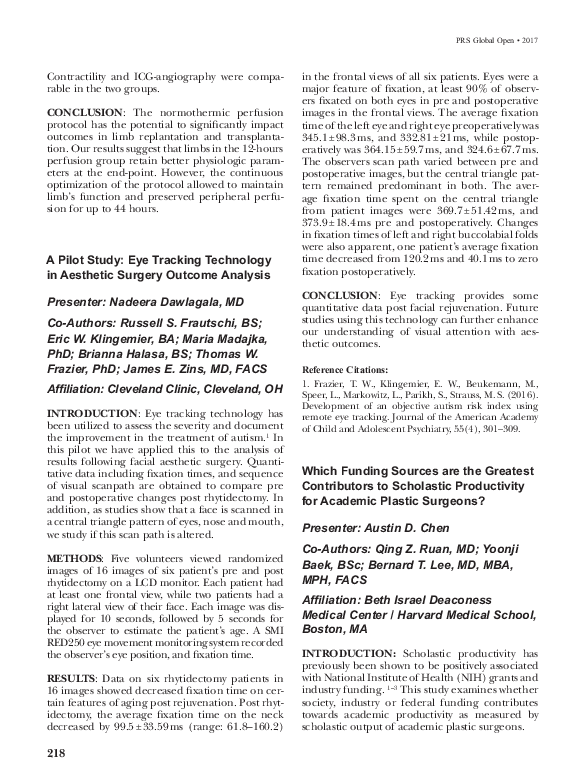 (PDF) Abstract: A Pilot Study: Eye Tracking Technology in Aesthetic ...