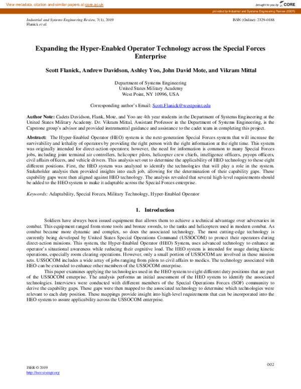 (PDF) Expanding the Hyper-Enabled Operator Technology across the ...