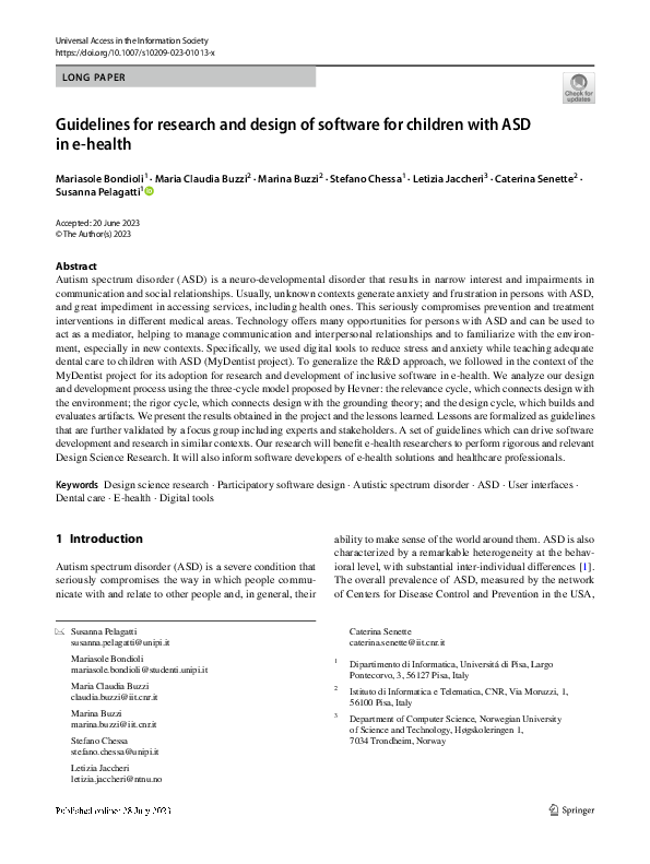 (PDF) Guidelines for research and design of software for children with ...