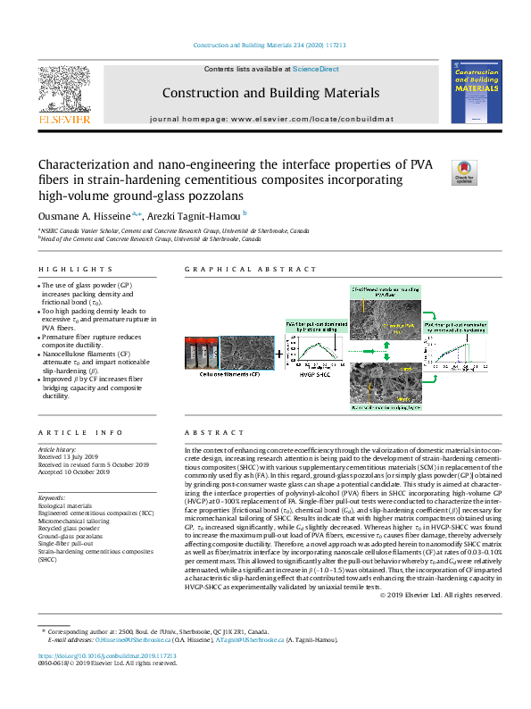 (PDF) Characterization and nano-engineering the interface properties of ...
